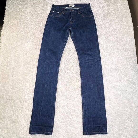 Taylor Stitch Jeans Slim Fit Blue Denim Straight Leg White Oak 29X34 - Picture 1 of 11